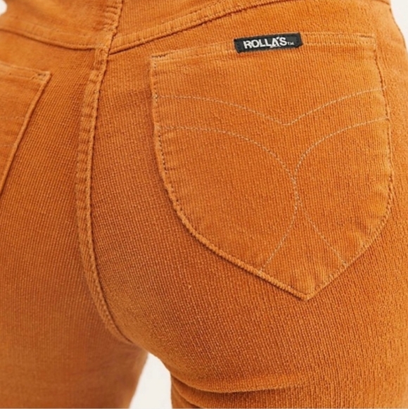 ROLLA'S Pants - ROLLA'S Women's Orange Eastcoast Flare Pants Size 25